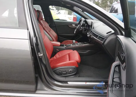 2018 Audi S4 3.0T Premium Plus z USA, uszkodzony, nr VIN WAUB4AF46JA010697